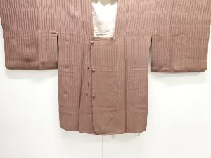 変わり縞模様織り出し道行コート